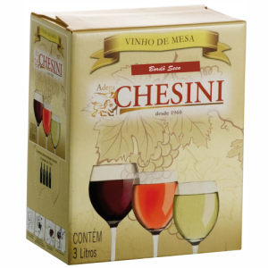 Vinho Chesini Bordô Bag in Box 3 L