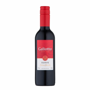 Vinho Galiotto Tinto Suave 375 ML